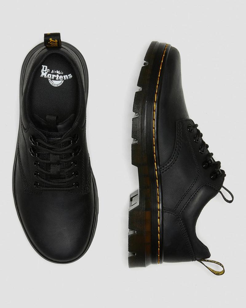 Dr Martens Reeder Wyoming Lær Brukssko Herre Svarte | Norge 189YXF